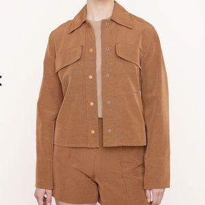 VINCE NWT Textured Shirt Jacket SIZE Small
